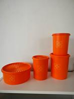 Lot 4 tupperware orange vintage., Utilisé, Enlèvement ou Envoi, Orange