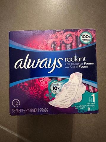 Always radiant pads beschikbaar voor biedingen
