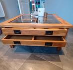 Magnifique table basse en bois exotique, Moins de 50 cm, Enlèvement ou Envoi, Autres essences de bois, 50 à 100 cm