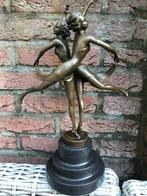 elegant bronzen sculptuur 2 dansende vrouwen, Enlèvement ou Envoi