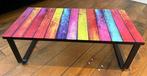 regenboogtafel, salontafel, Neuf, Moins de 50 cm, Verre, 50 à 100 cm