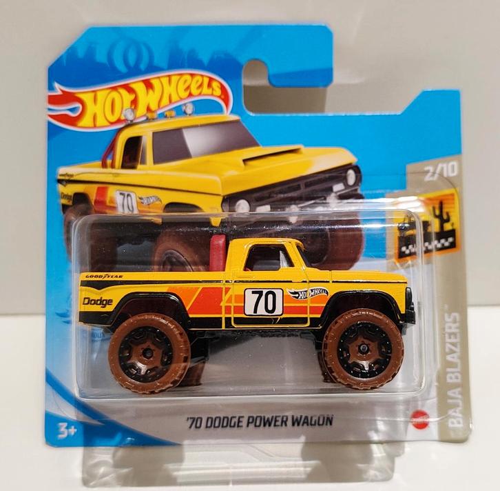 Hot Wheels '70 Dodge Power Wagon (2021), Hobby en Vrije tijd, Modelauto's | Overige schalen, Ophalen of Verzenden