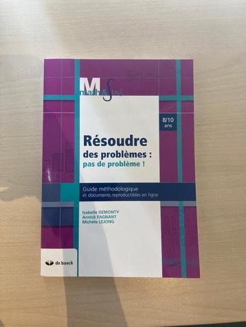 Math & Sens : Résoudre des problèmes 8-10 ans beschikbaar voor biedingen