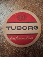 Oud bierviltje brouwerij Tuborg, Ophalen of Verzenden, Zo goed als nieuw