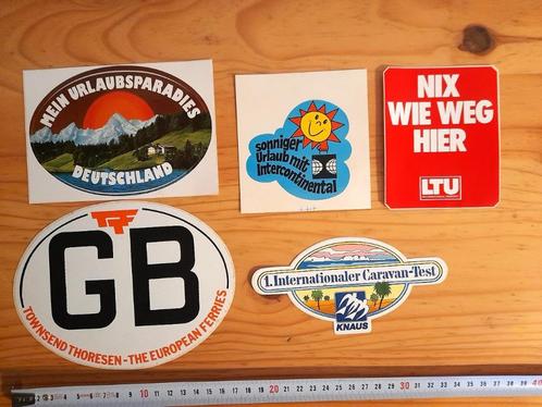 Marlboro, Roth Händle, JPS, LTU, Knaus... Stickers jaren 80, Verzamelen, Stickers, Zo goed als nieuw, Overige typen, Verzenden