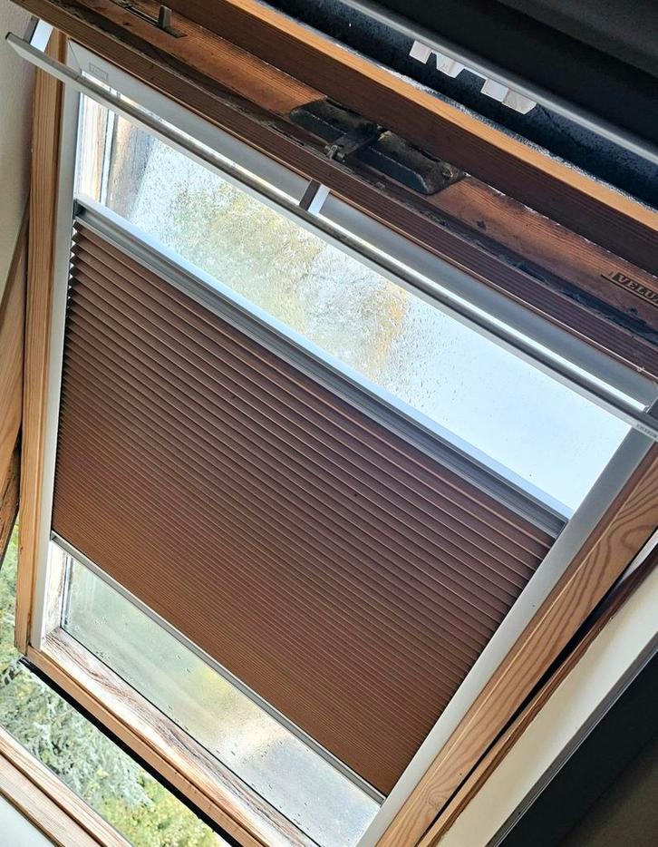 Originele Velux plisse gordijnen., Huis en Inrichting, Stoffering | Gordijnen en Lamellen, Ophalen