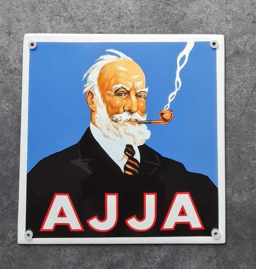 Ajja / Belga emaillen reclame bordje retro decoratie bord, Collections, Marques & Objets publicitaires, Comme neuf, Panneau publicitaire