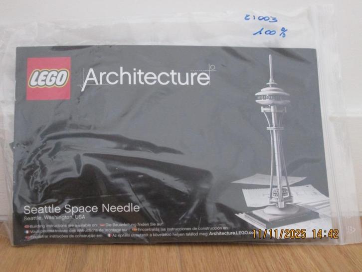 Lego set 21003 Seattle Space Needle Nieuw, Enfants & Bébés, Jouets | Duplo & Lego, Comme neuf, Lego, Ensemble complet, Enlèvement ou Envoi