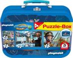 Playmobil puzzelbox  4 puzzels, Ophalen of Verzenden, Meer dan 50 stukjes, Gebruikt, 4 tot 6 jaar