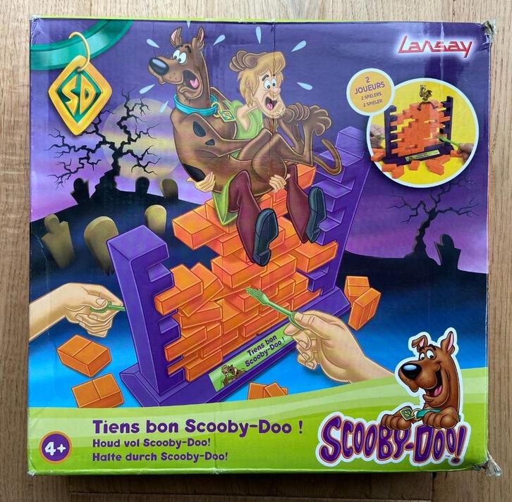 Jeu Tiens bon Scooby-Doo de Lansay, Hobby en Vrije tijd, Gezelschapsspellen | Bordspellen, Gebruikt, Ophalen of Verzenden