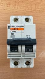 Automaat Merlin Gerin multi9, c60a, c25, 400V, Utilisé, Envoi