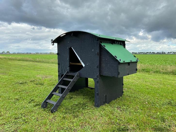 Kunststof Kippenhok - Nestera Large Verhoogd, Dieren en Toebehoren, Pluimvee | Toebehoren, Nieuw, Kippenhok of Kippenren, Ophalen of Verzenden