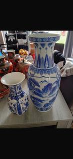 Blauwe Chinese vazen, Antiek en Kunst, Ophalen