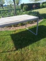 grote terrastafel  2 m lang op 1m breed, Tuin en Terras, Ophalen, Aluminium