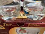 Leffe amuse glaasjes, Ophalen