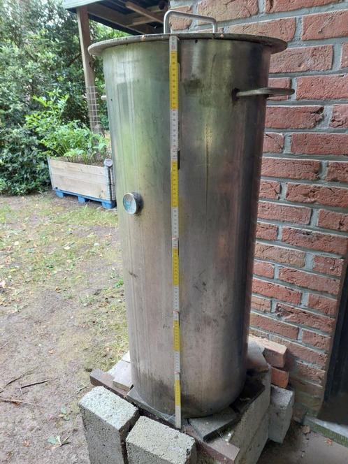 Rookton inox voor vis of vlees, Hobby en Vrije tijd, Overige Hobby en Vrije tijd, Gebruikt, Ophalen