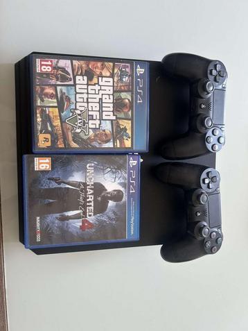 Ps4 Pro 2 controllers +games, Enlèvement ou Envoi, Comme neuf, Pro