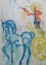 SALVADOR DALI / CHEVAUX DE DALI / KLEURLITHO / 56x36cm, Antiek en Kunst, Ophalen of Verzenden