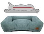 Orthopedische Hondenmand Tacoma S Petrol 90x65cm, Ophalen, Nieuw, Stof