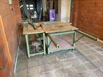 Paneel zaag met rijdende tafel, Doe-het-zelf en Bouw, Gereedschap | Zaagmachines, Ophalen, Gebruikt, Overige typen