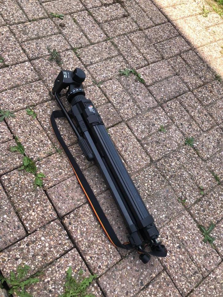 Bilora 930 Pro Video Statief met Fluid Head, Audio, Tv en Foto, Fotografie | Statieven en Balhoofden, Zo goed als nieuw, Driepoot