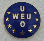 Insigne, cap badge WEU-UEO 1954-2011, West-Europese Unie, Ophalen of Verzenden, Landmacht, Embleem of Badge
