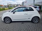 Fiat 500C Cabrio 1.2i Navi, Airco 22.000 km + Garantie, Autos, Fiat, Tissu, Achat, Blanc, Cabriolet