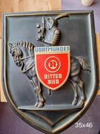 bouclier mural Dortmunder Ritter beer Werbemittel 493 DETMOL, Collections, Panneau, Plaque ou Plaquette publicitaire, Autres marques