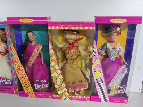 ② Lot oude barbie poppen - Dolls of the world collection — — 2dehands