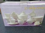 27-delig koffieservies - roos, Ophalen, Nieuw, Compleet servies