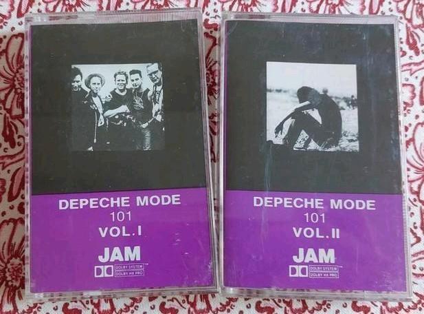 ZELDZAME banden Vol 1 en 2 Album Depeche Mode JAM, Cd's en Dvd's, Cassettebandjes, Zo goed als nieuw, Origineel, Pop, 2 t/m 25 bandjes