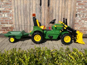 Tractor John Deere frontlader luchtband versnellingen kar beschikbaar voor biedingen