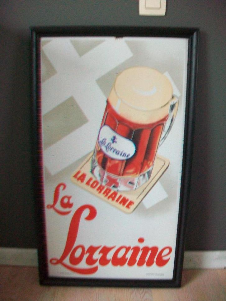 PLAQUE LA LORRAINE : RUILEN, Verzamelen, Merken en Reclamevoorwerpen, Reclamebord, Ophalen