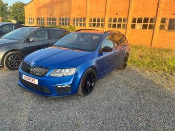 Skoda octavia rs 220pk, Autos, Cuir, Achat, Euro 6, Boîte manuelle