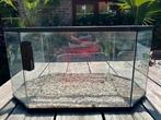 Aquarium + steentjes, Ophalen, Gebruikt