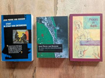 3 x boek Jean-Pierre Van Rossem beschikbaar voor biedingen