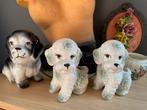 3 retro beeldjes hondjes samen 9€ !, Verzamelen, Beelden en Beeldjes, Ophalen of Verzenden, Gebruikt, Dier