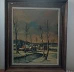 schilderij winterlandschap W.Hoesen, Enlèvement ou Envoi