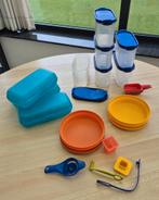 Tupperware smartclip + ruimtespaarders + twin server rund, Enlèvement, Comme neuf