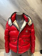 Doudoune Moncler rouge – Taille 2 (S) – à capuche, Rouge, Moncler, Enlèvement ou Envoi, Porté