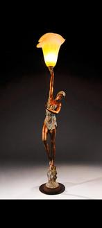 Grote bronzen lamp, Ophalen