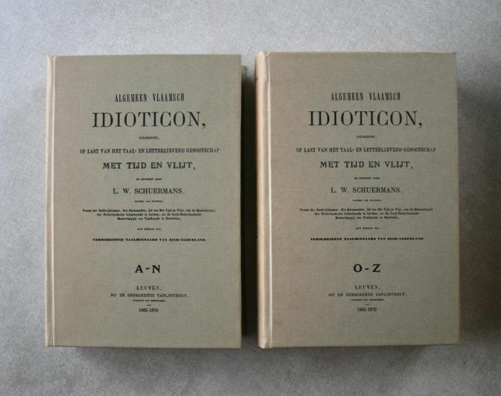 Algemeen Vlaamsch Idioticon., Antiek en Kunst, Antiek | Boeken en Manuscripten, Ophalen of Verzenden