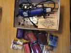 Matériel d'embossage (pistolet chauffant, encre, tampon, pou, Hobby en Vrije tijd, Ophalen, Zo goed als nieuw, Materiaal