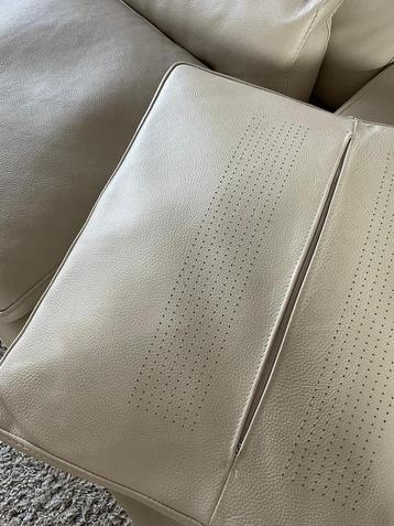 Te koop: Leder salonset 3 delig beschikbaar voor biedingen