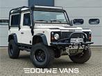 Land Rover Defender 90 Ledbar Grijs Kenteken Youngtimer 3500, Auto's, Land Rover, Euro 2, Gebruikt, Zwart, 2495 cc