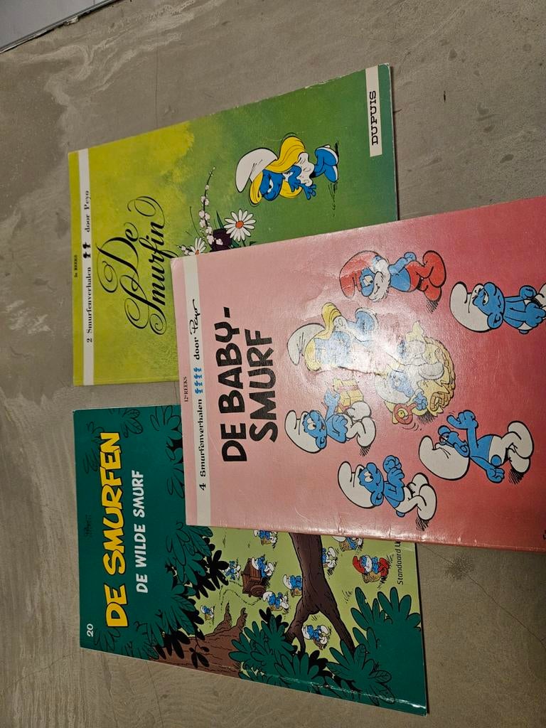 3 strips van de smurfen, Boeken, Stripverhalen, Ophalen of Verzenden