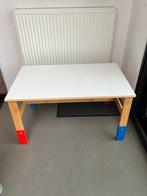 IKEA kindertafel in hoogte verstelbaar + 4 stoelen, Chaise(s), Enlèvement, Utilisé
