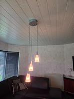 moderne luster, Huis en Inrichting, Lampen | Kroonluchters, Ophalen, Gebruikt, Glas