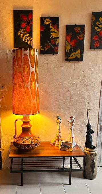fatlava vloerlamp keramiek vintage Stein Germany beschikbaar voor biedingen