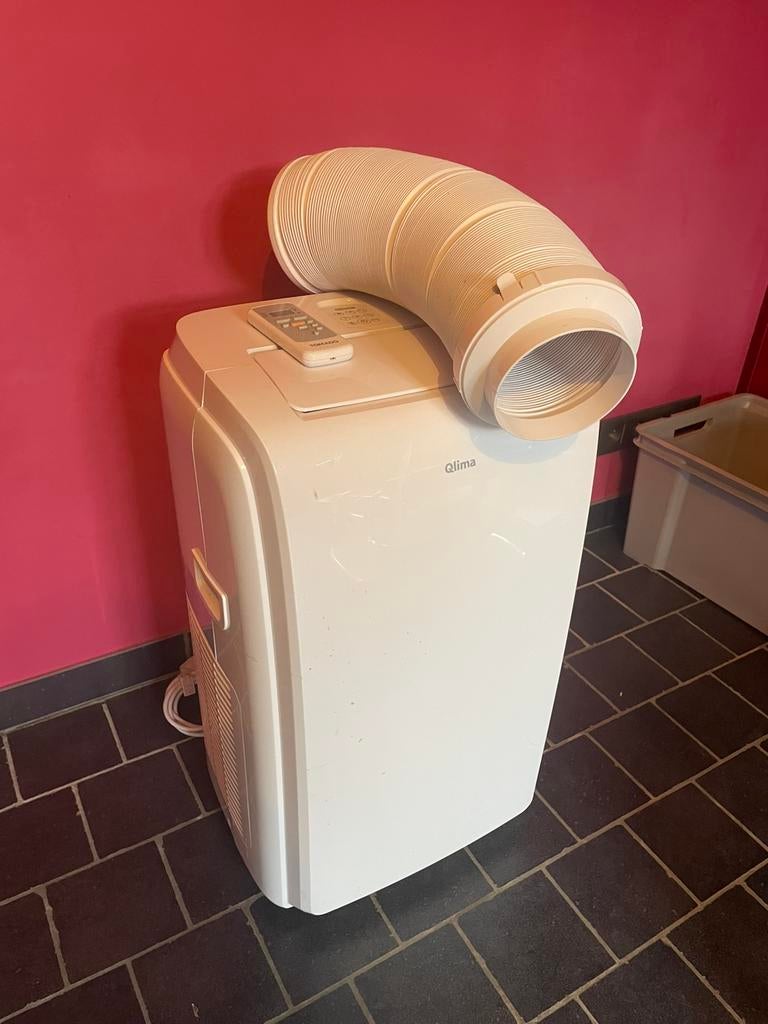 MOBIELE AIRCO – QLIMA P528, Ophalen, Zo goed als nieuw, Mobiele airco, Afstandsbediening